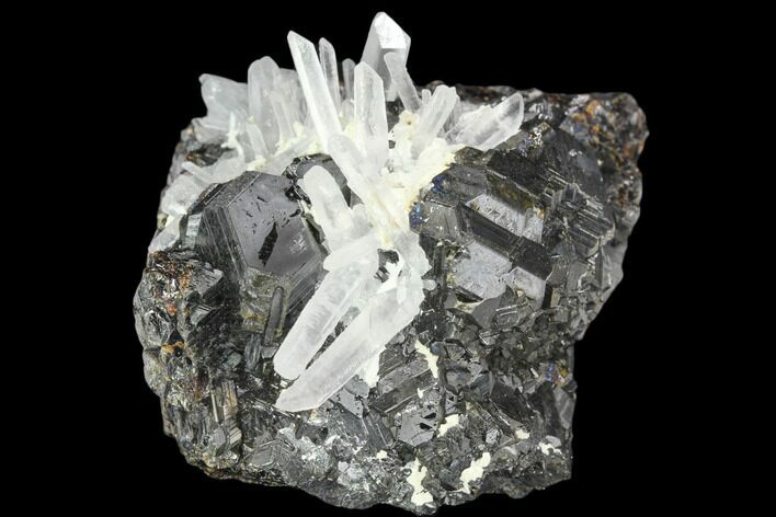 Quartz and Sphalerite Crystal Cluster - Peru #126542